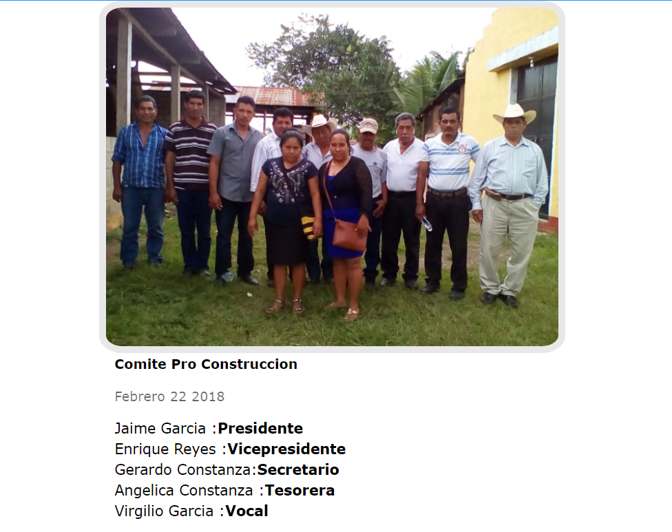 Comite pro construccion